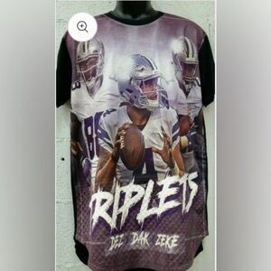 KING T-SHIRT WITH DEZ BRYANT, DAK PRESCOTT AND EZEKIEL ELLIOTT